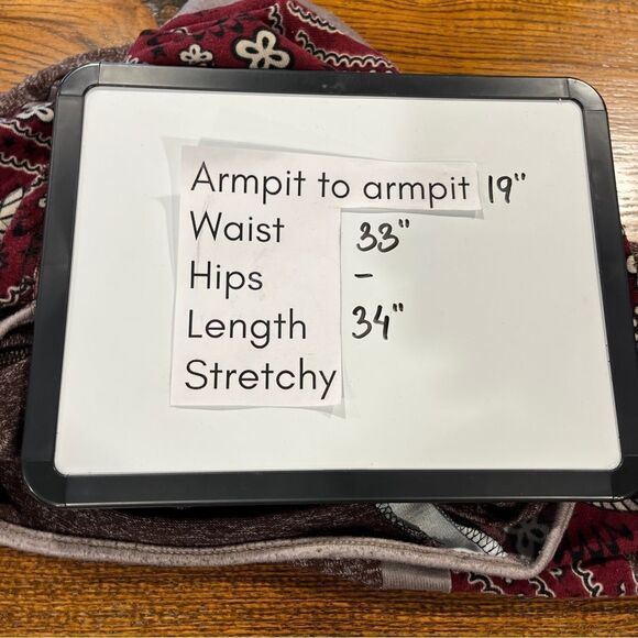 Reborn Paisley print long sleeve scoop neck sweater dress dress size large - Picture 8 of 12